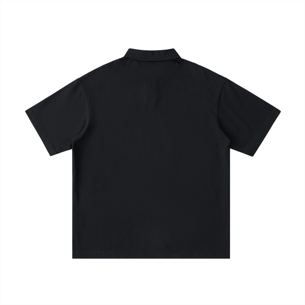 BELACII Print Cotton Polo Shirt