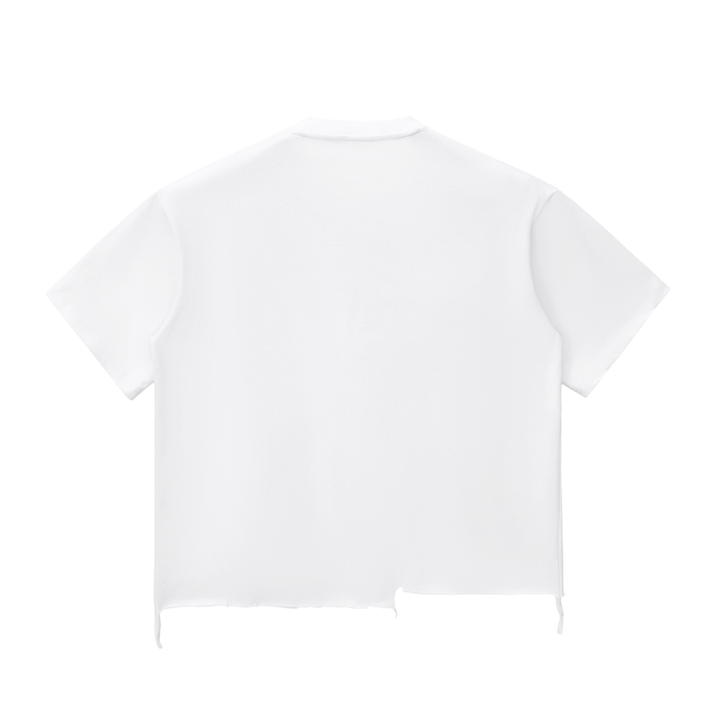 Raw-Hem Boxy T-shirt
