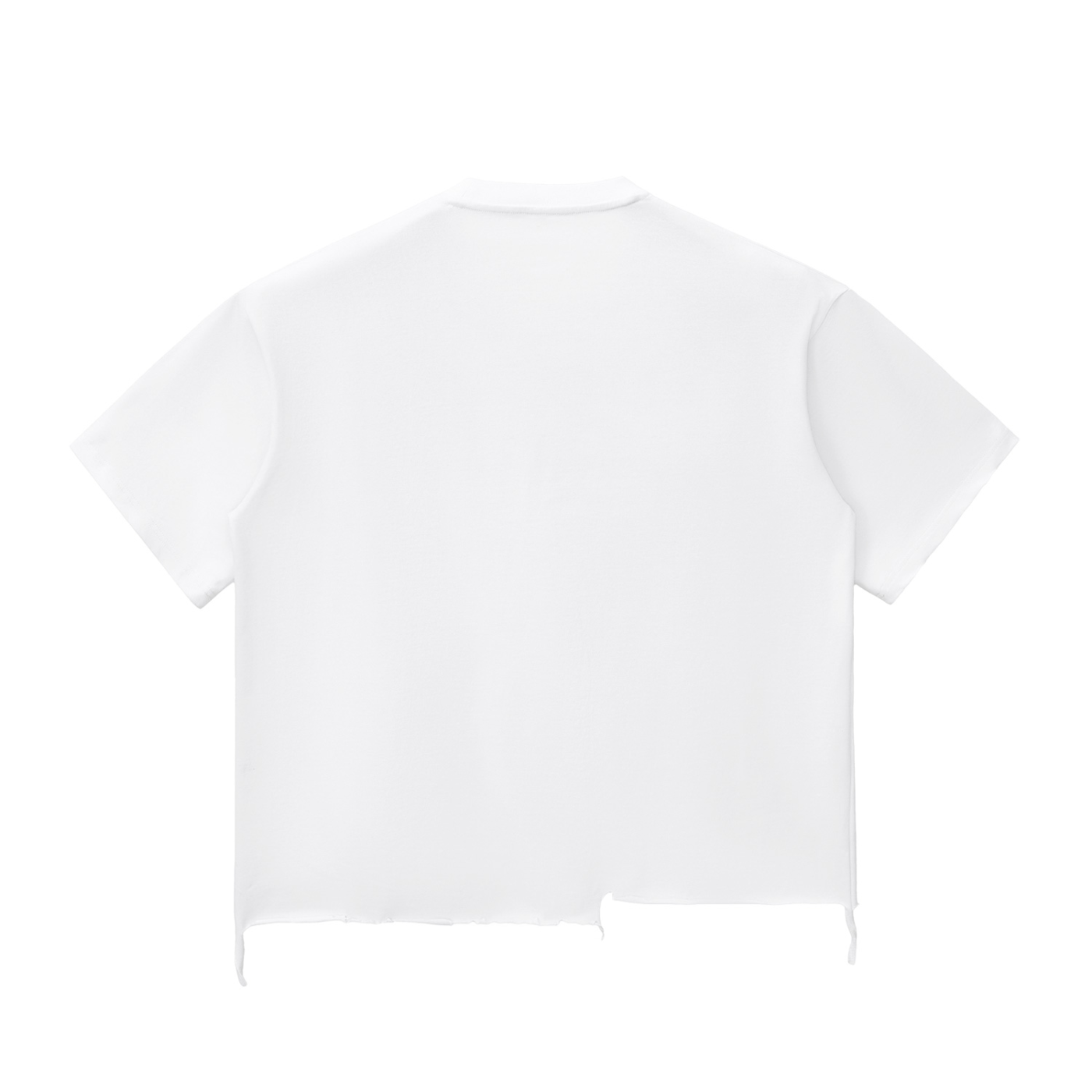 Raw-Hem Boxy T-shirt