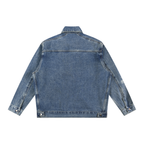 BELACII Vintage Wash Zip Up Denim Jacket