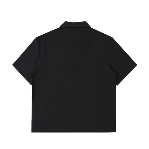 BELACII Half-Zip Cotton Polo Shirt