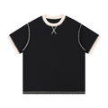 Stitched Cotton T-Shirt