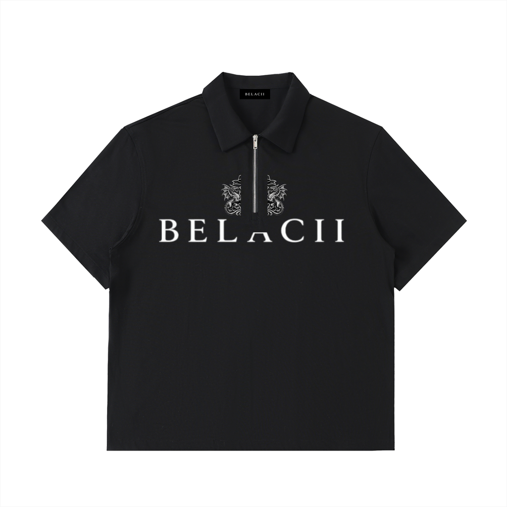 BELACII V2 Half-Zip Cotton Polo Shirt