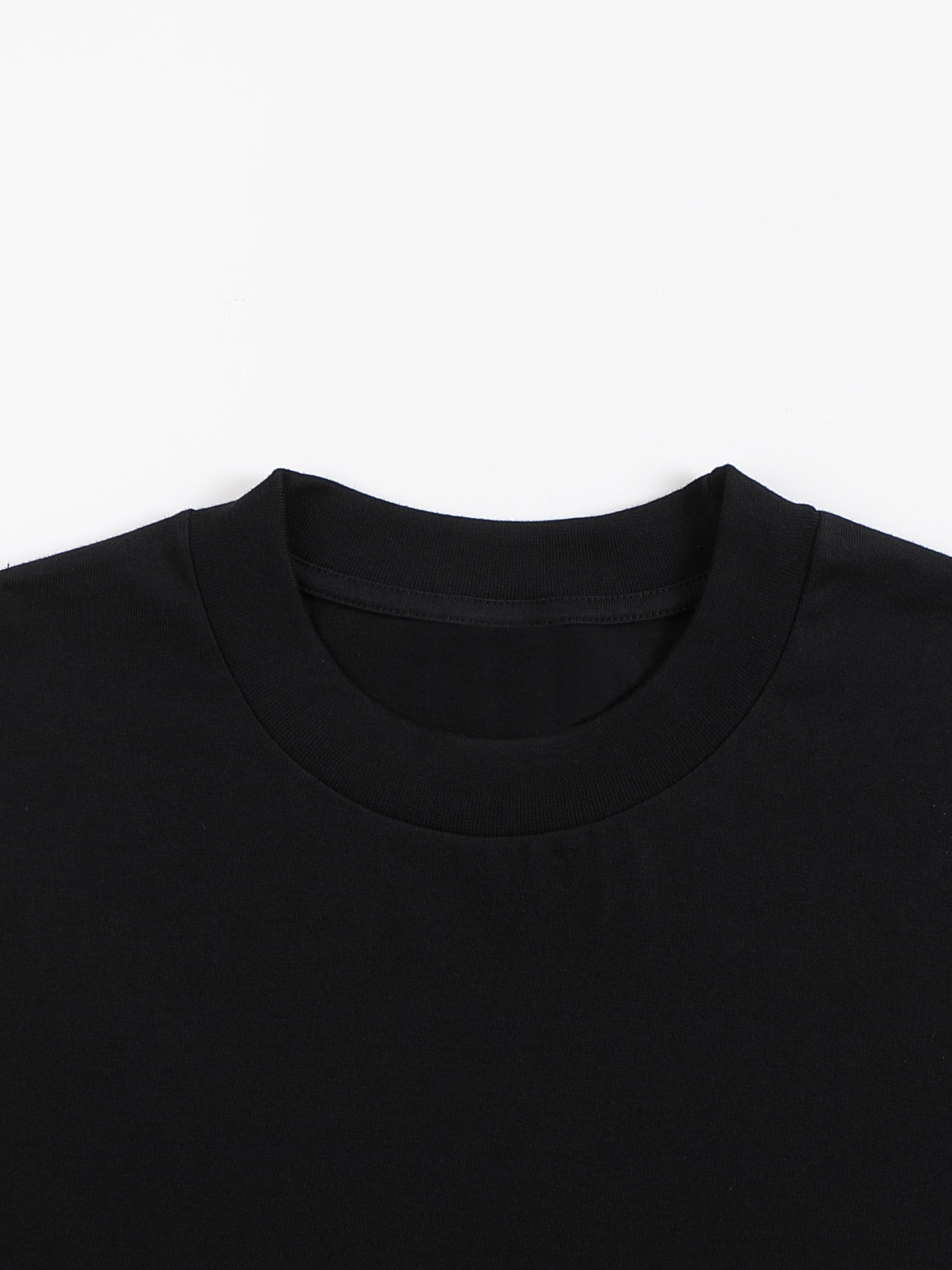 Crew Neck Drop Long Sleeve