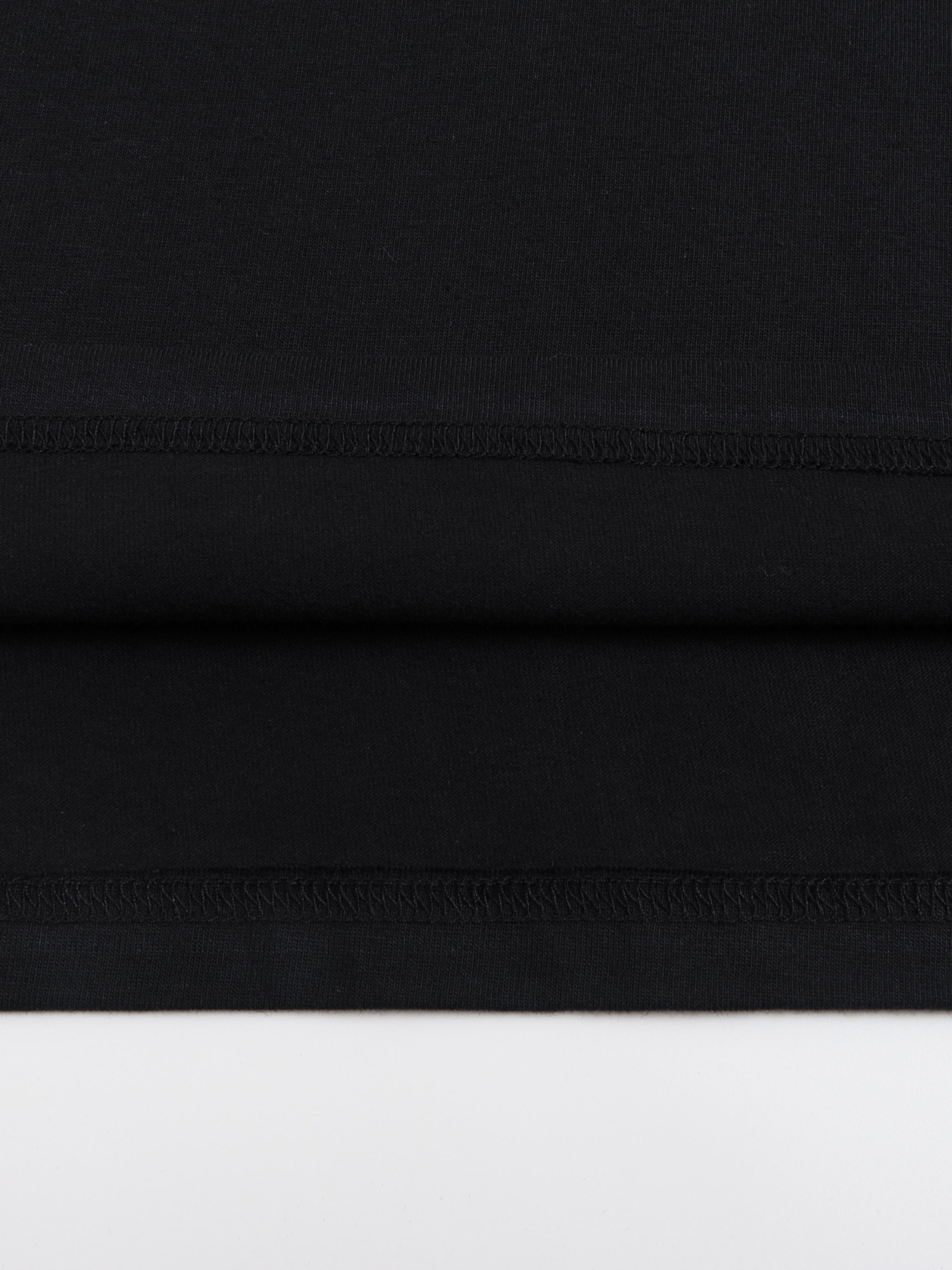 Crew Neck Drop Long Sleeve