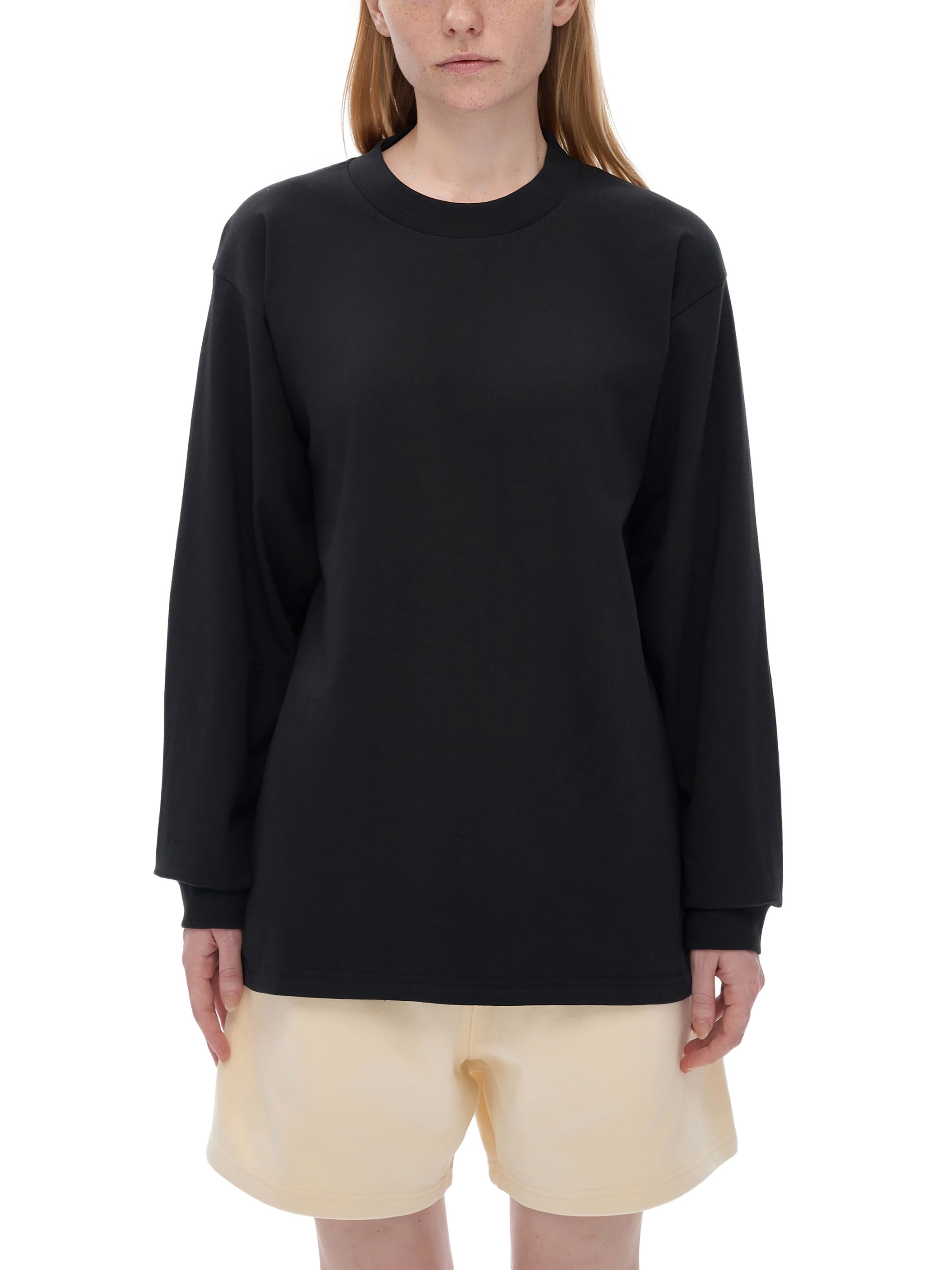Crew Neck Drop Long Sleeve