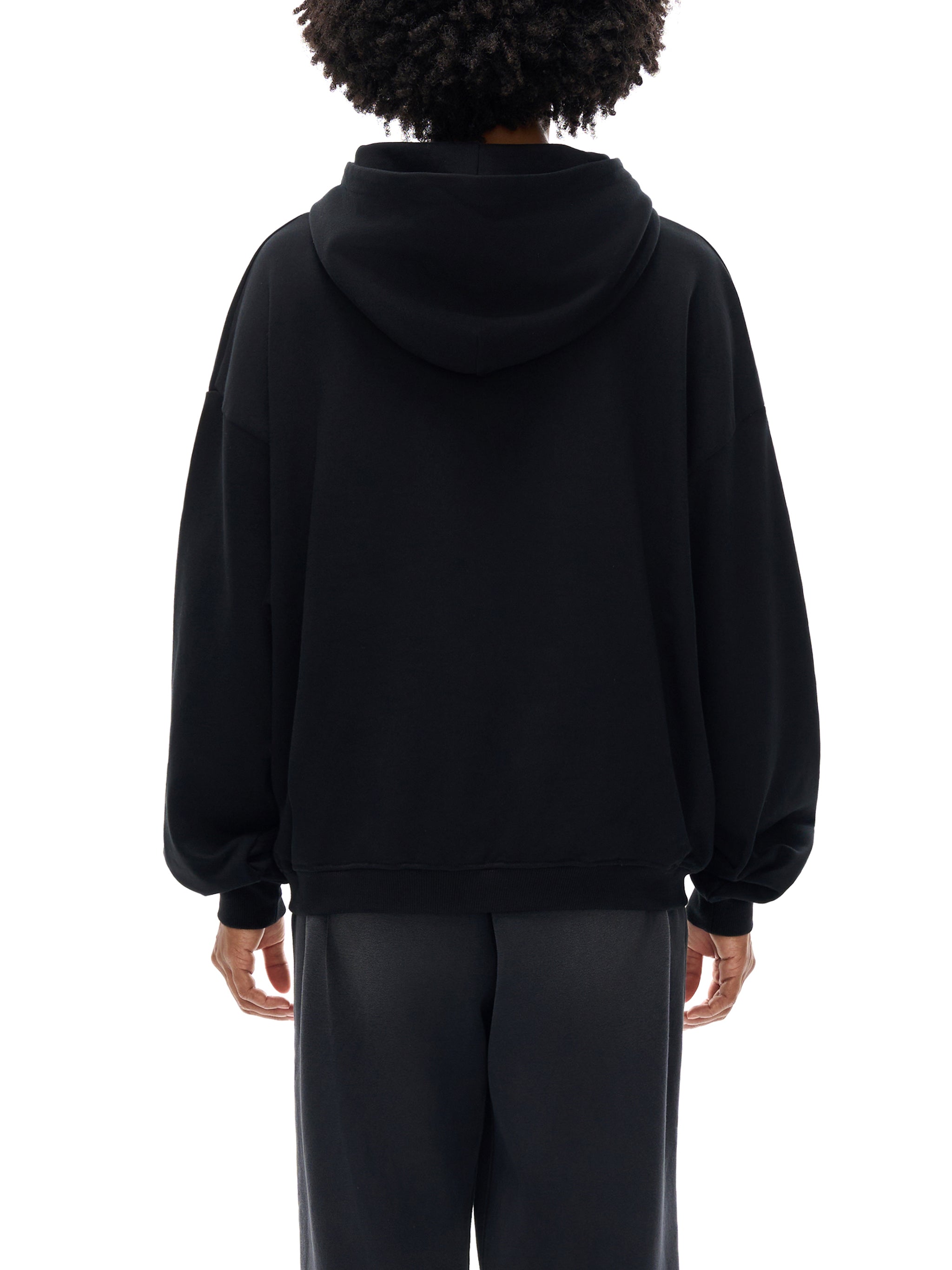 Cotton Cropped Hoodie