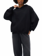 Cotton Cropped Hoodie