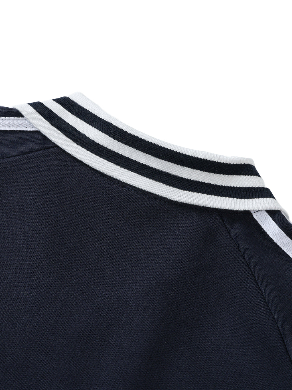 Striped Collar Sweatshirt