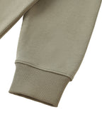 Shoulder Drop Zip Up Hoodie