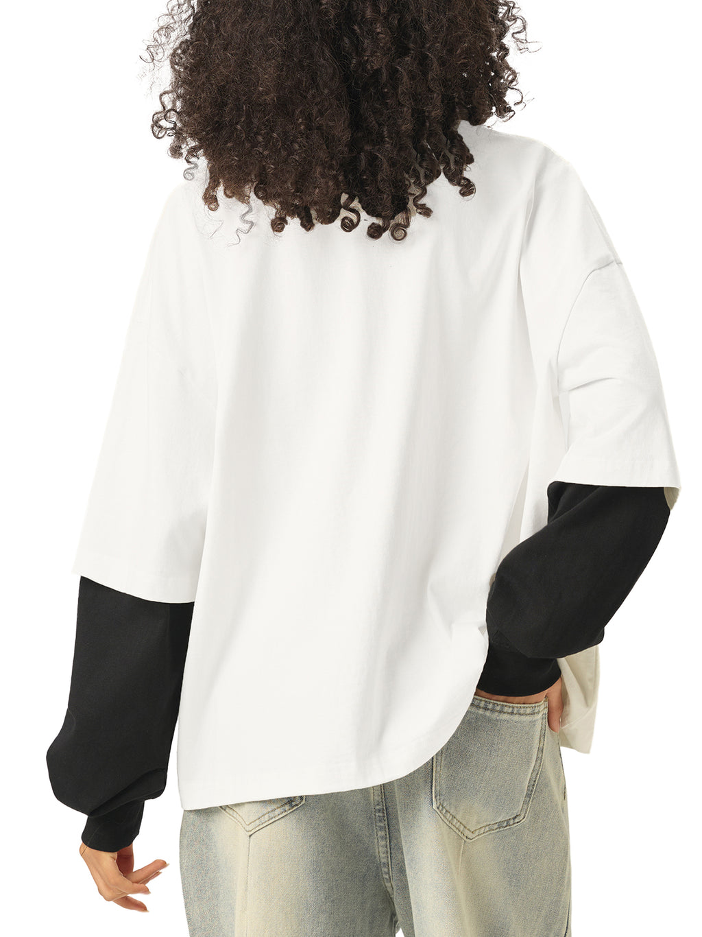 Layered Cotton Sleeve