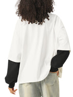 Layered Cotton Sleeve