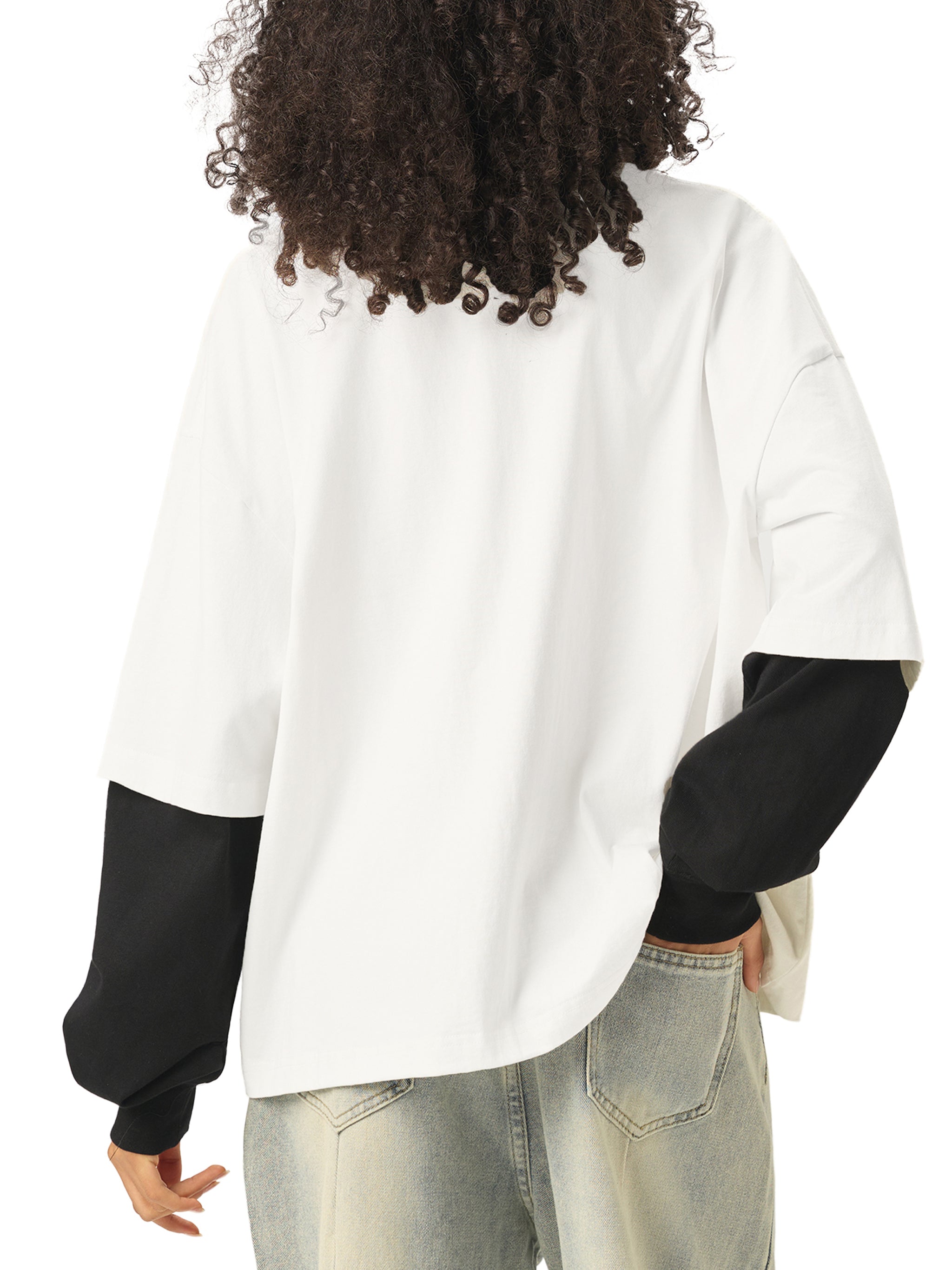 Layered Cotton Sleeve
