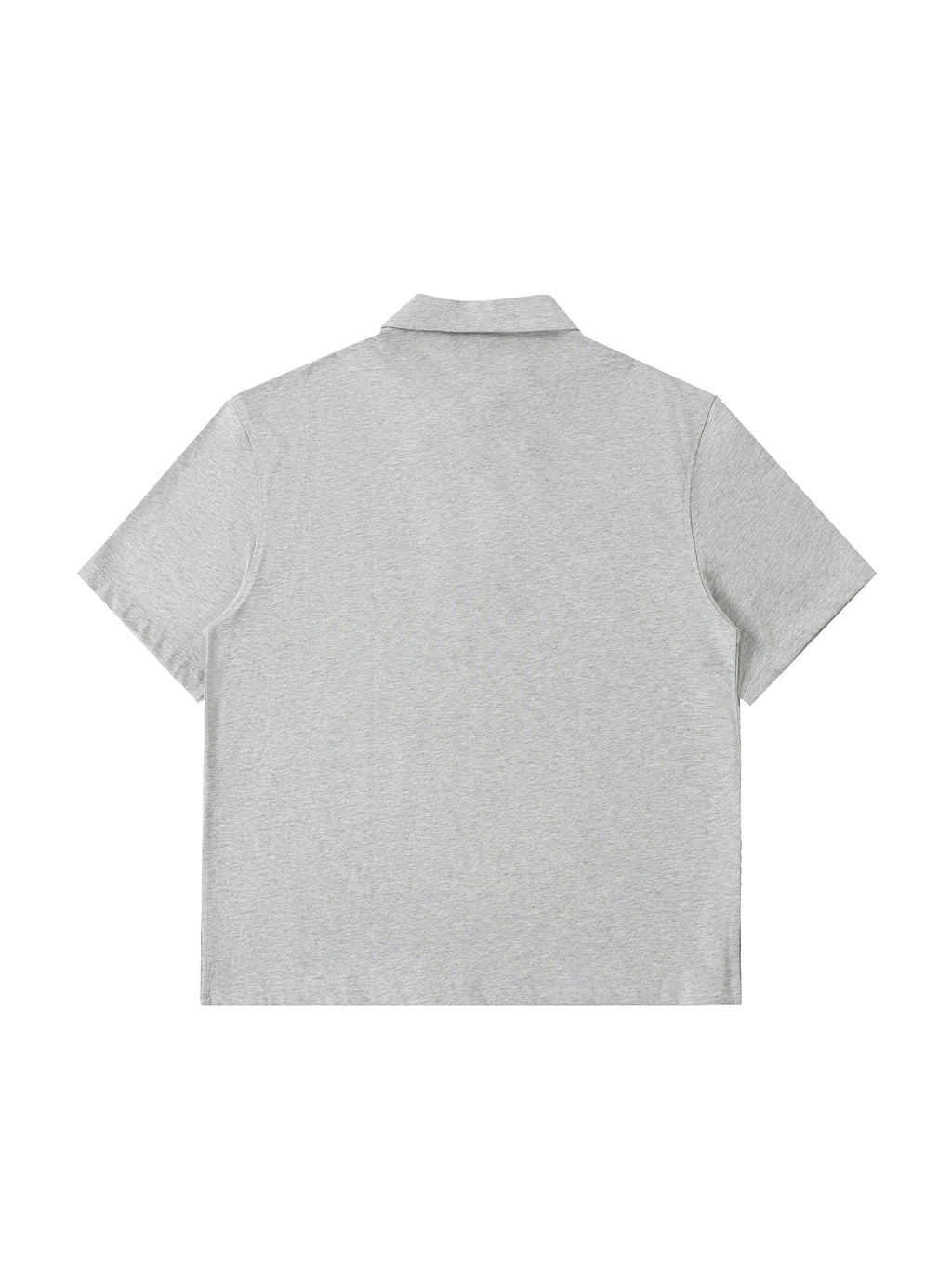Zip Cotton Polo Shirt