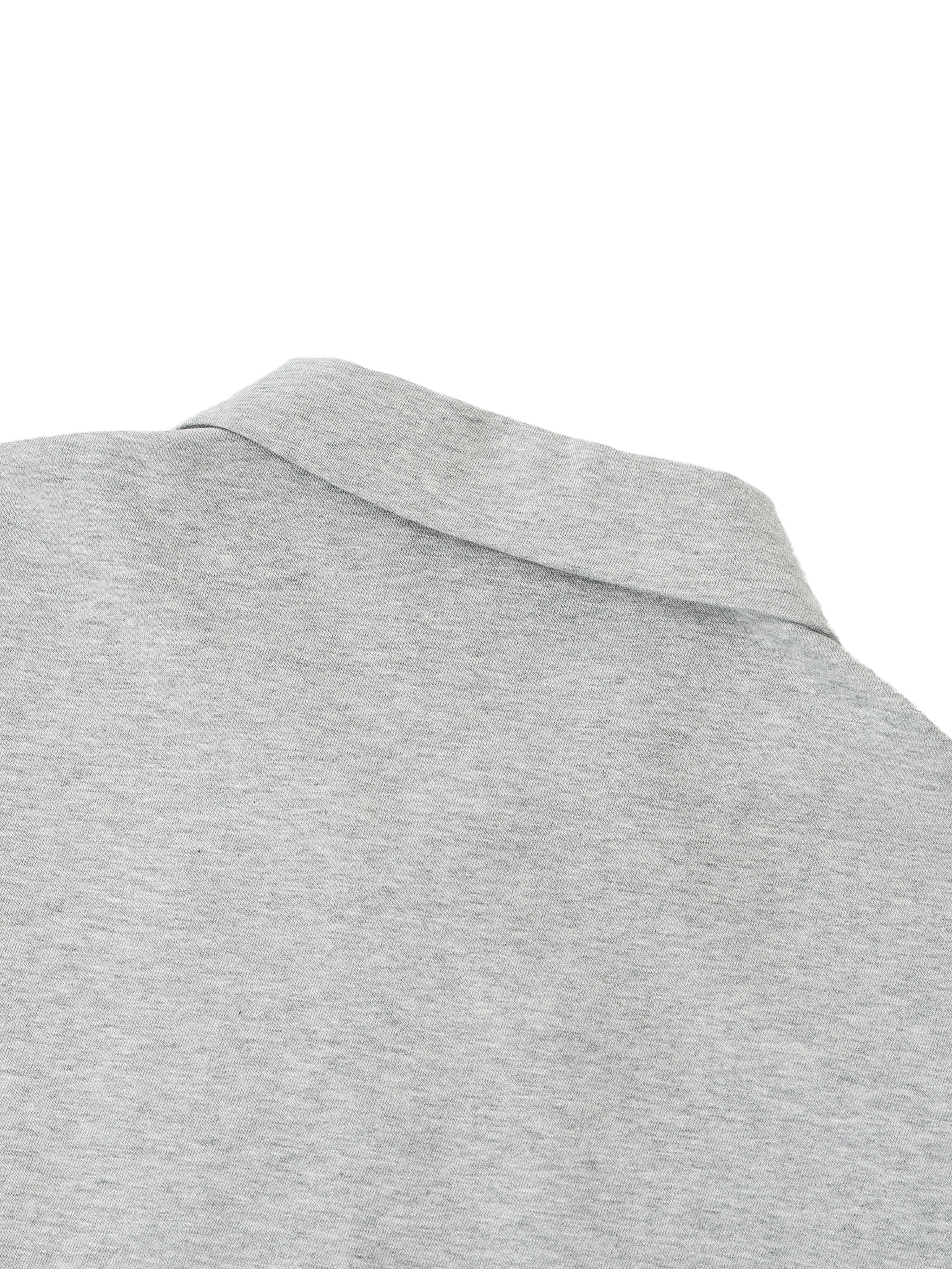 Zip Cotton Polo Shirt