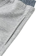 Plaid Contrast Waist Pants