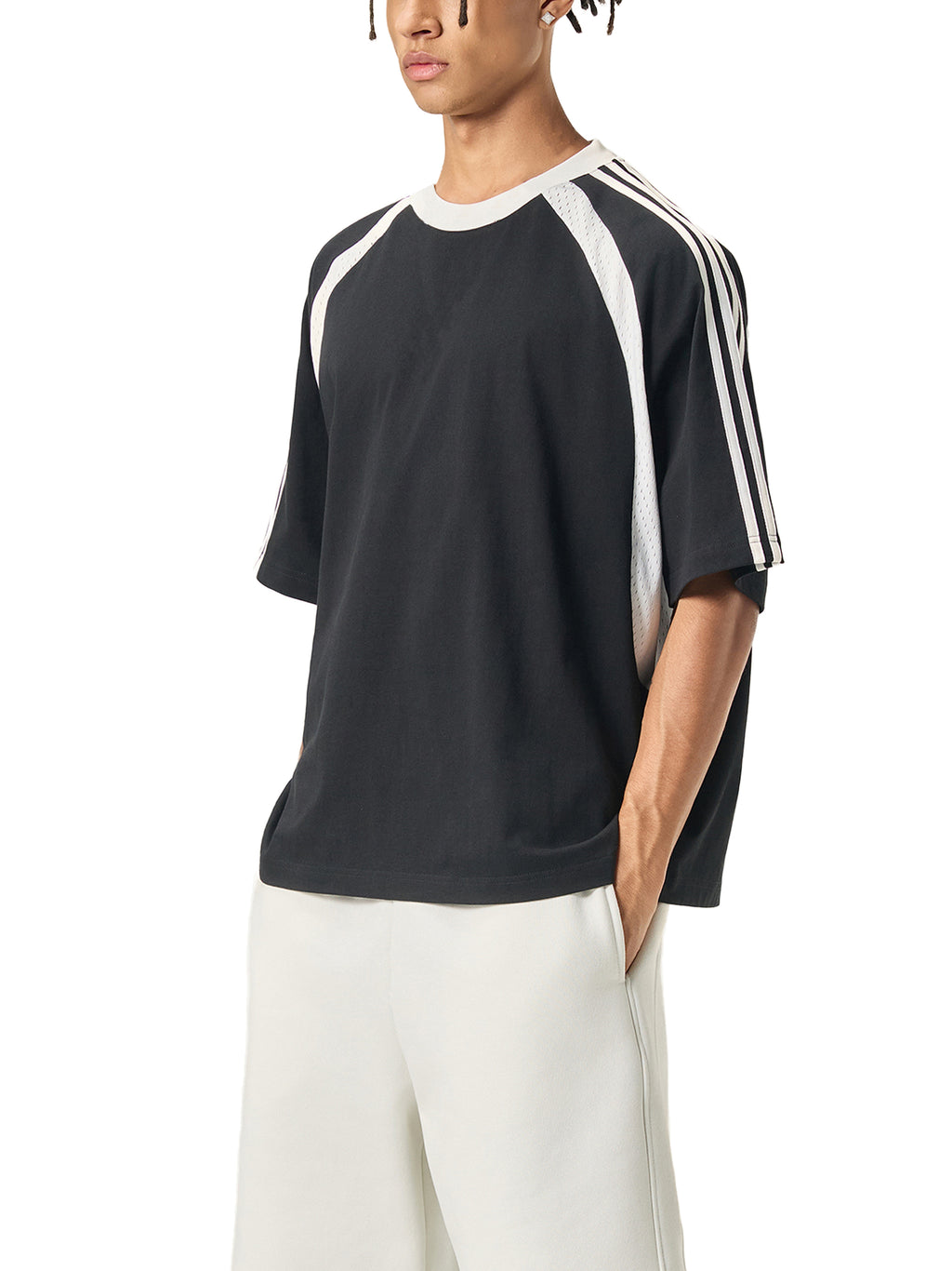 Contrast Panel T-shirt