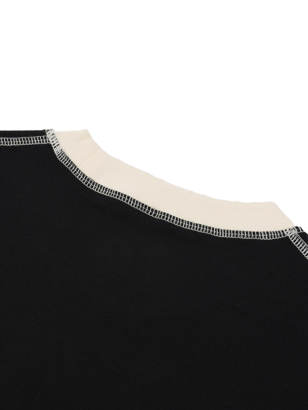 Stitched Cotton T-Shirt