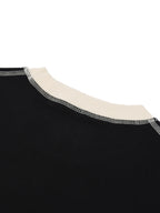 Stitched Cotton T-Shirt