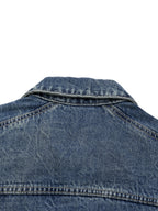 BELACII Vintage Wash Zip Up Denim Jacket